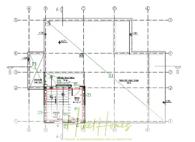 Grundriss der Haus in Slatine