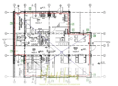 Grundriss der Haus in Slatine