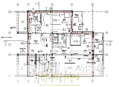 Grundriss der Haus in Slatine