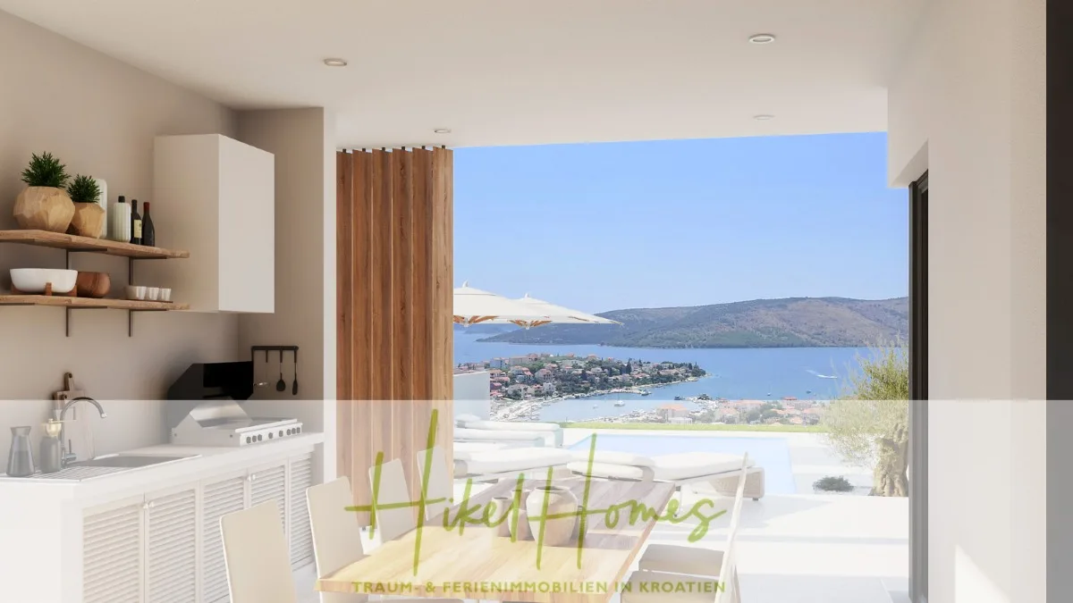 Haus am Meer in Seget Vranjica, Ansicht 4 von 17