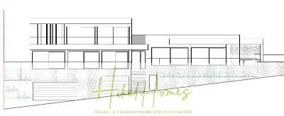 Grundriss der Haus in Seget Vranjica