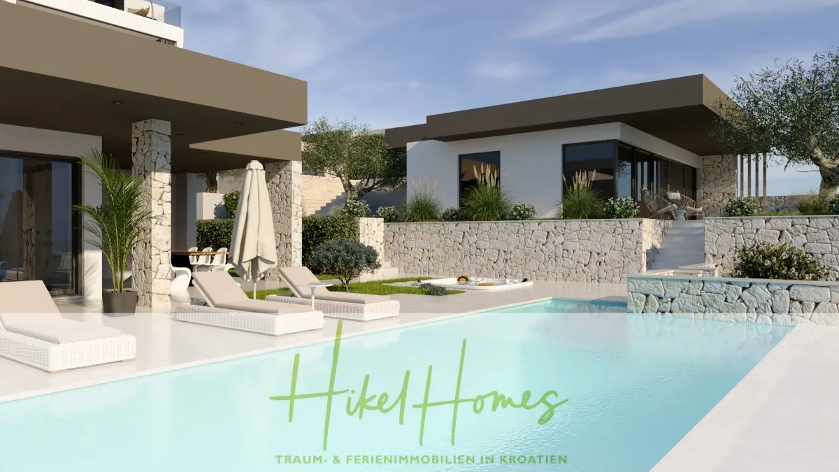 Haus am Meer in Seget Vranjica, Ansicht 5 von 18