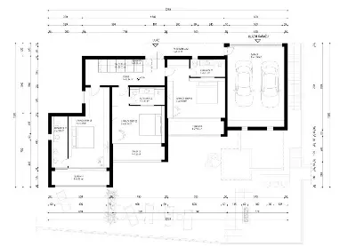 Grundriss der Haus in Dugi Rat