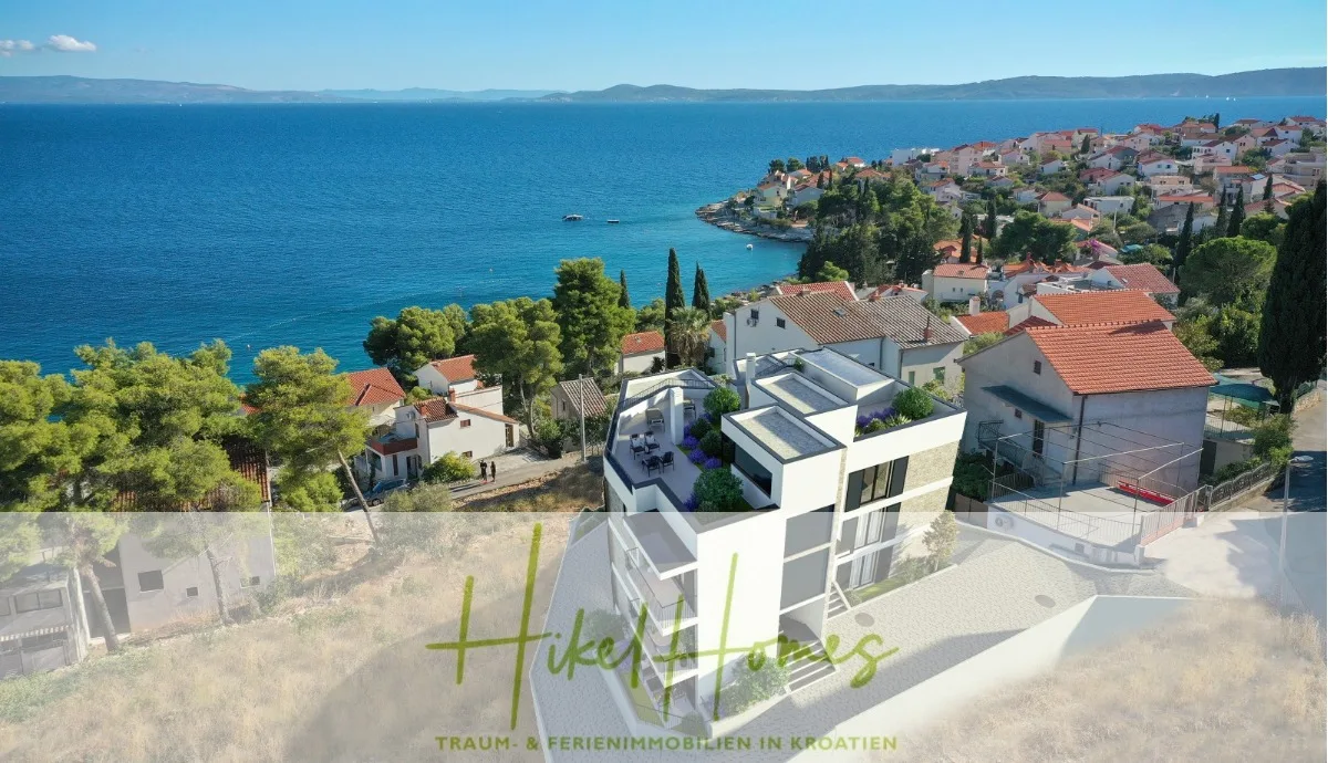 Wohnung am Meer in Okrug Gornji, Ansicht 2 von 13