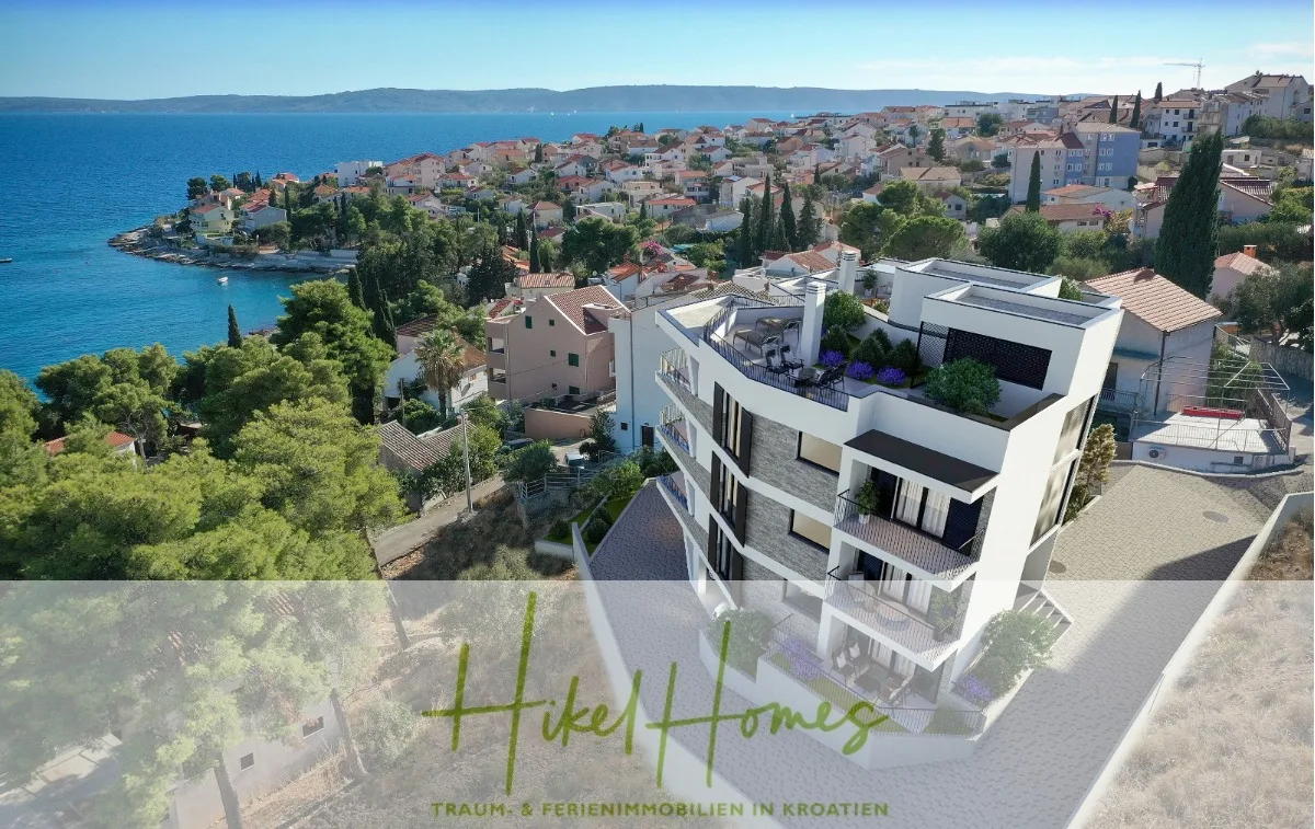 Wohnung am Meer in Okrug Gornji, Ansicht 4 von 13