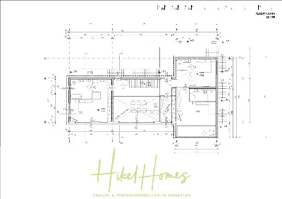 Grundriss der Haus in Podstrana