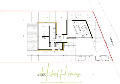 Grundriss der Haus in Zatoglav