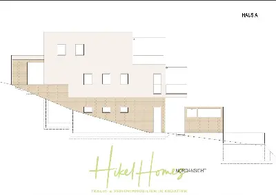 Grundriss der Haus in Zatoglav