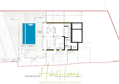 Grundriss der Haus in Zatoglav