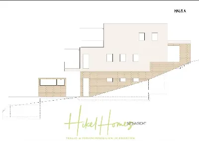 Grundriss der Haus in Zatoglav