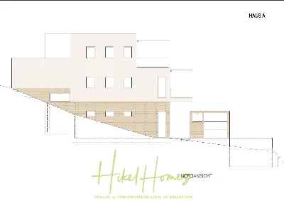 Grundriss der Haus in Zatoglav