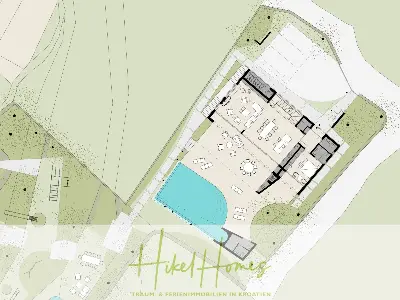Grundriss der Haus in Stivašnica
