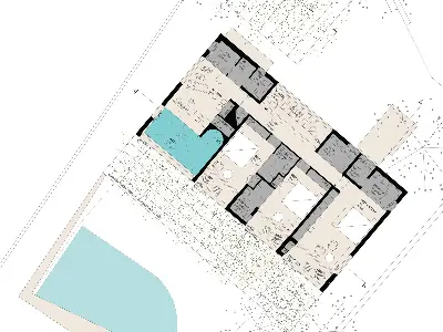 Grundriss der Haus in Stivašnica