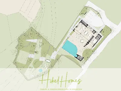 Lageplan der Haus in Stivašnica