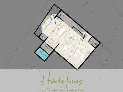 Grundriss der Haus in Stivašnica