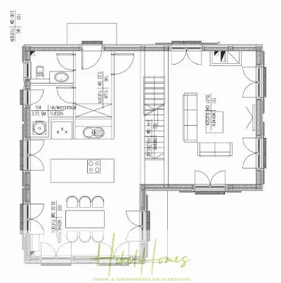 Grundriss der Haus in Splitska