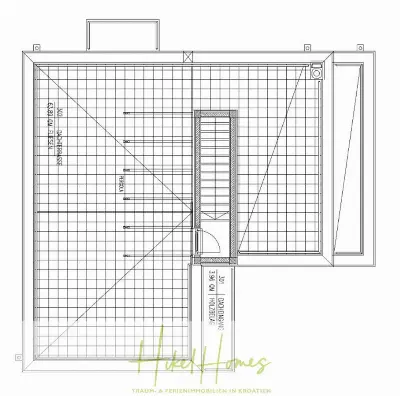 Grundriss der Haus in Splitska