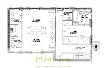 Haus mit Meerblick in Splitska, Ansicht 14 von 17