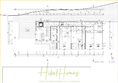 Grundriss der Haus in Jesenice