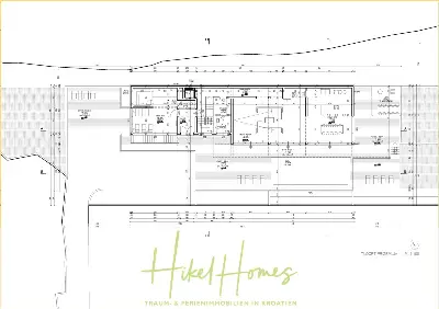 Grundriss der Haus in Jesenice