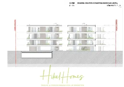 Grundriss der Wohnung in Slatine