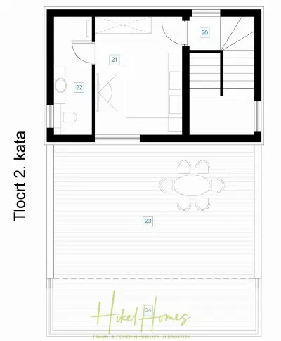 Grundriss der Haus in Rtina