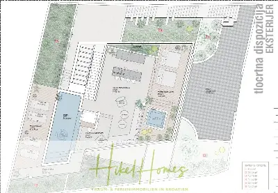 Grundriss der Haus in Trogir