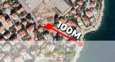 Lageplan der Wohnung in Okrug Gornji