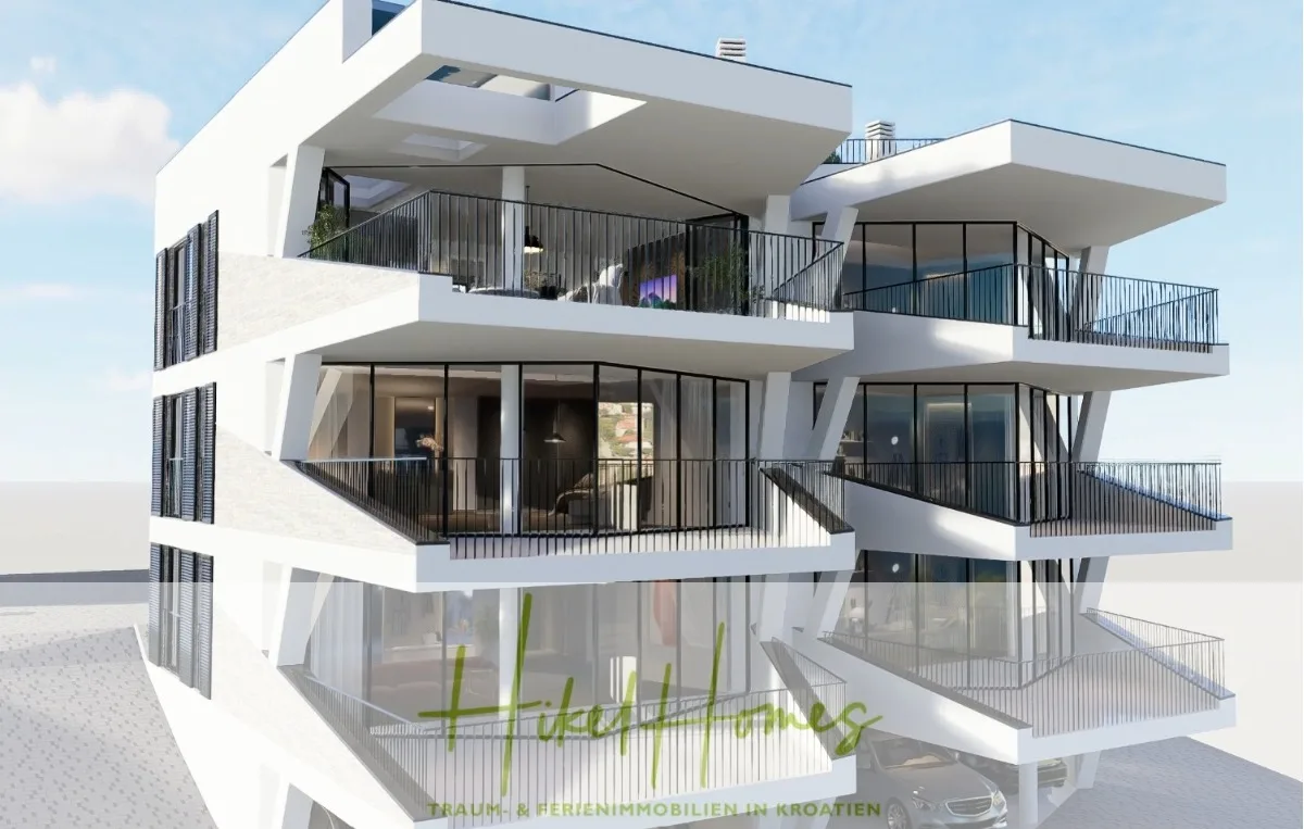 Wohnung am Meer in Okrug Gornji, Ansicht 2 von 19
