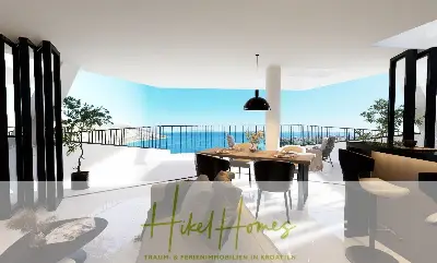 Wohnung am Meer in Okrug Gornji, Ansicht 6 von 18