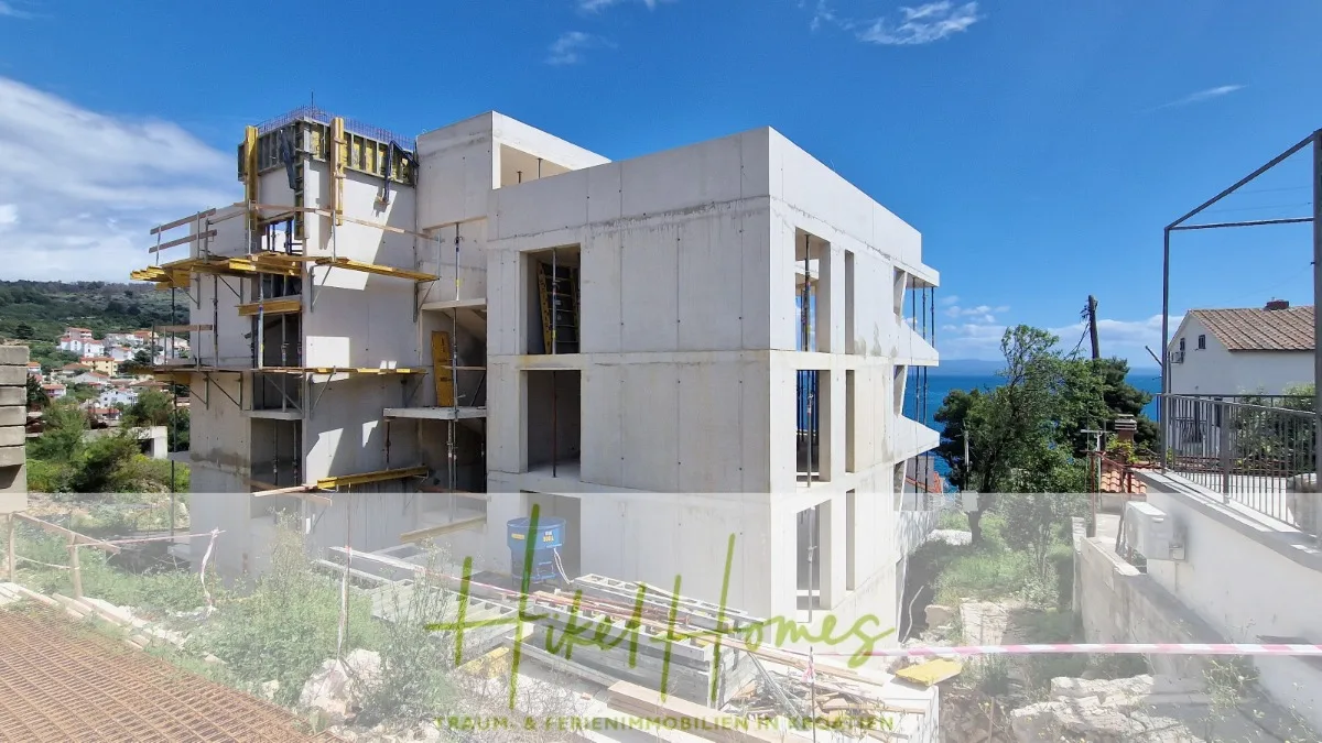 Wohnung am Meer in Okrug Gornji