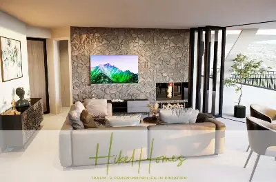 Wohnung am Meer in Okrug Gornji, Ansicht 11 von 18