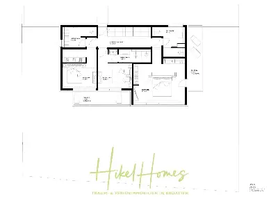 Grundriss der Haus in Jesenice
