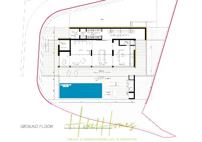 Grundriss der Haus in Krilo