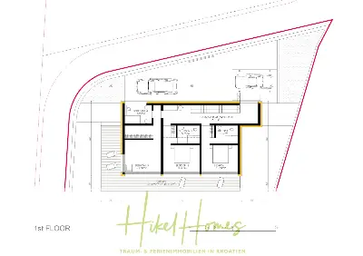 Grundriss der Haus in Krilo