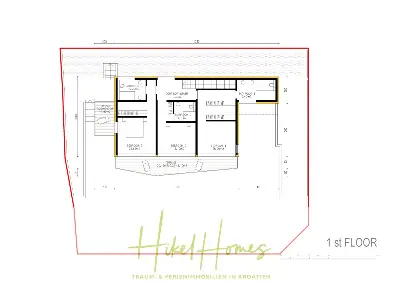 Grundriss der Haus in Kanica
