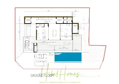 Grundriss der Haus in Kanica