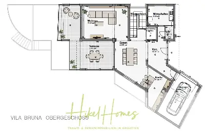 Grundriss der Haus in Sevid