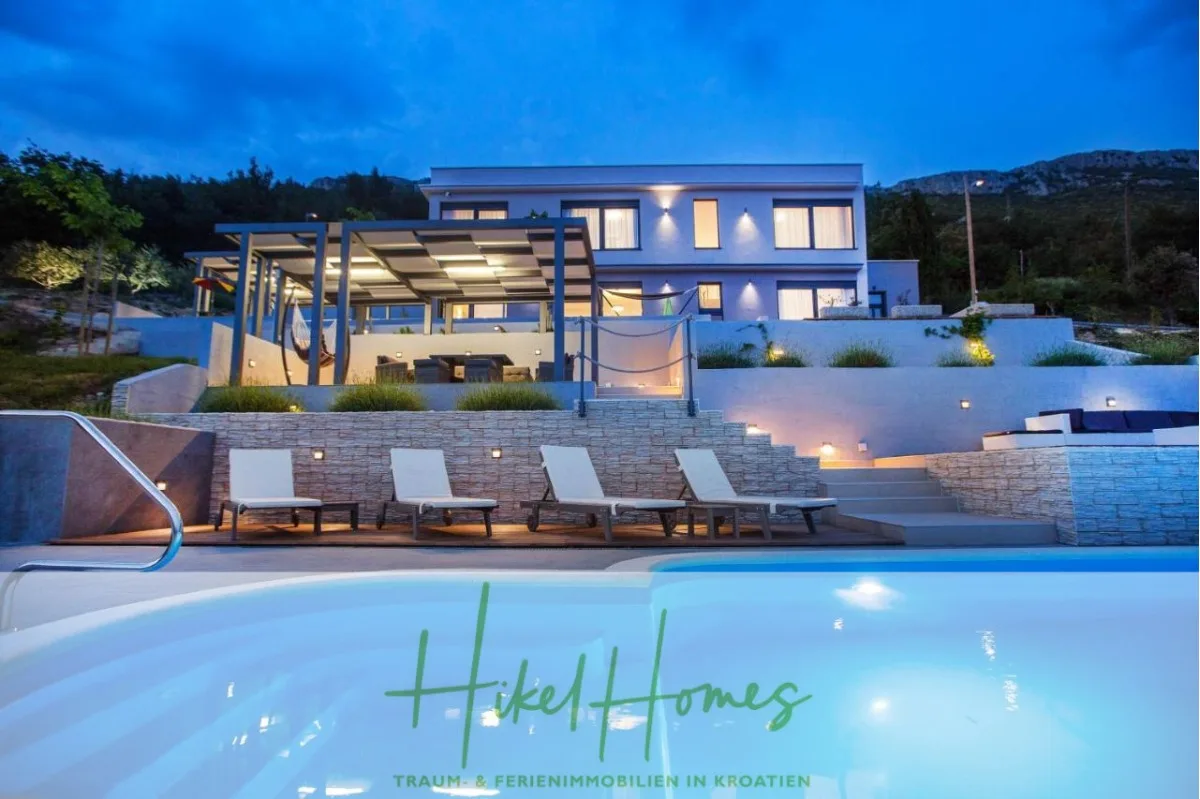 Haus mit Meerblick in Kastela