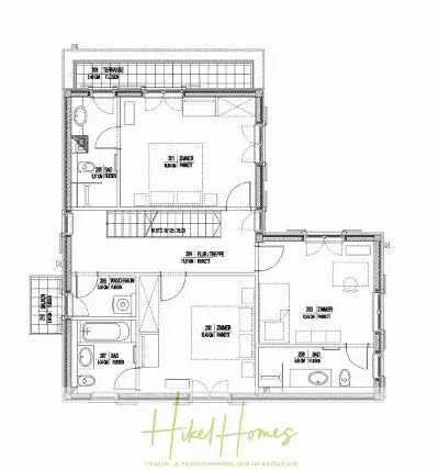 Grundriss der Haus in Splitska