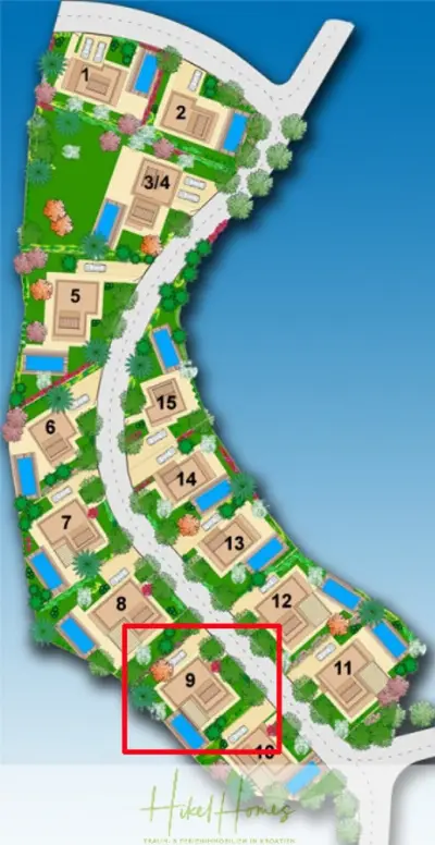 Haus mit Meerblick in Splitska, Ansicht 12 von 16